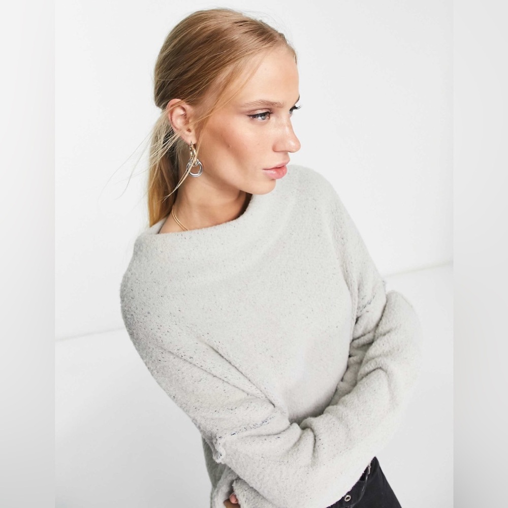 Free People San Vicente Sweater in Gray size XS EUC - Picture 3 of 13
